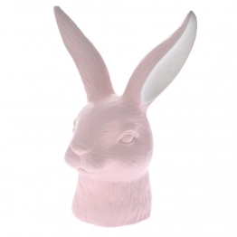 Κεφάλι Λαγού Κεραμικό Ροζ 15x12x20εκ. iliadis 77475