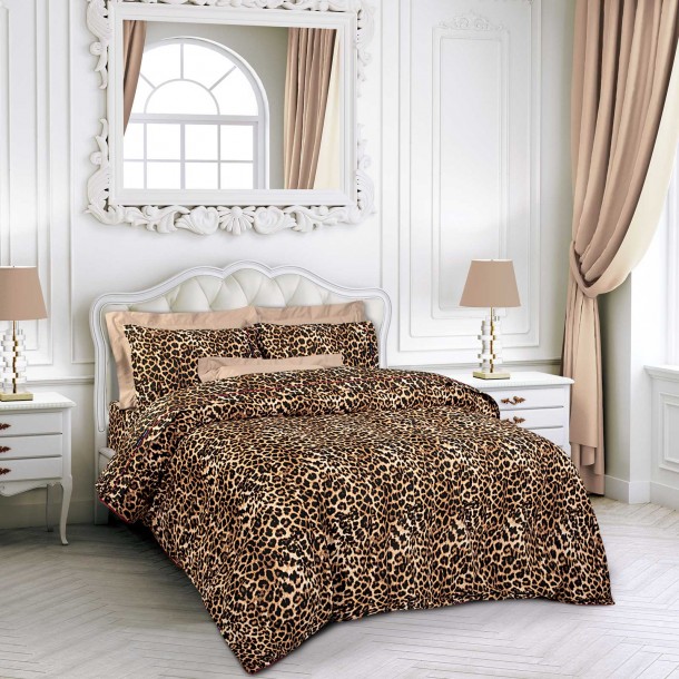 Σετ Σεντόνια Βαμβακερά King 260x280εκ. Essential 2365 Brown Greenwich Polo Club