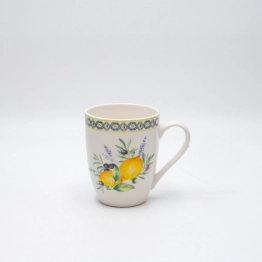 Κούπα Πορσελάνης Λευκή-Multi Με Λεμόνια 350ml ESTHETI 820-00013