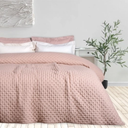 Κουβερλί Microfiber King 240x250εκ. Happy 9633 Nude Das Home