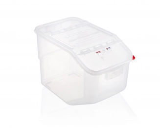 Δοχείο Στερεών Τροφίμων Αεροστεγές Πλαστικό Διάφανο 50ltr-56x34x40εκ. Araven AR00000918