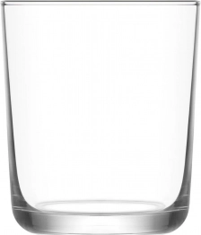 Ποτήρι Ουίσκι Σετ 6τμχ Γυάλινο Διάφανο Assos LAV 360ml-Φ8,2x9,5εκ. LVAOS34636F