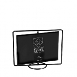Κορνίζα Μεταλλική Μαύρη 13x1,5x18εκ. ESPIEL FAM550
