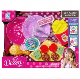 Dessert Shop Πίτσα & Πατάτες Σε Κουτί 27x4x20εκ. Toy Markt 77-1265