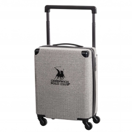 Βαλίτσα Τρόλεϊ 41x22x55εκ. Premium 7500 Grey Greenwich Polo Club