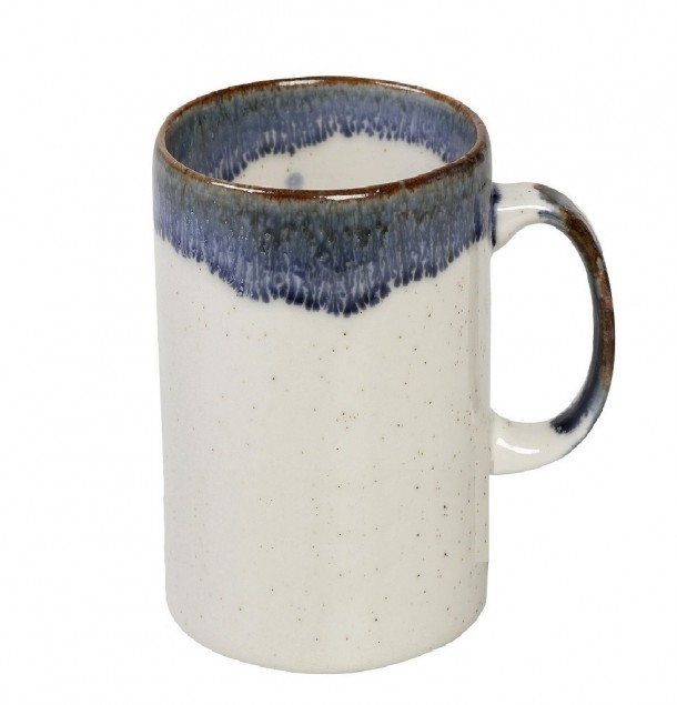 Κούπα Stoneware Reactive Blue Essentials ESPIEL 410ml OWR107K6