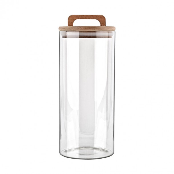 Δοχείο Αποθήκευσης Γυάλινο Allure 1300ml-10x10x22εκ. Estia 01-17491