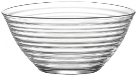 Μπωλ Σερβιρίσματος Γυάλινo Διάφανo Derin LAV 21,9x10εκ.-2010ml LVDRN298219Z