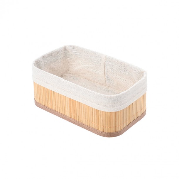 Καλάθι Οργάνωσης Bamboo Essentials Natural Estia 24,5x15x10εκ. 02-19655