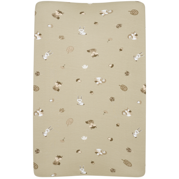 Κάλυμμα Αλλαξιέρας Βαμβακερό  Forest Animals Sand Meyco MEY-106.165.33.01A