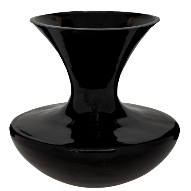 Βάζο Γυάλινο Μαύρο 20x20εκ. iliadis 91986