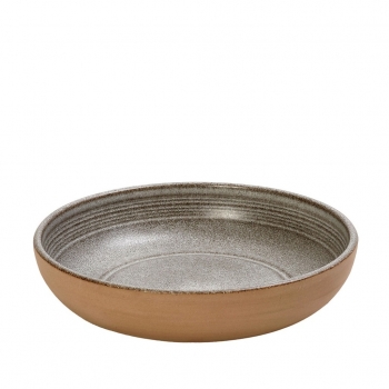 Πιάτο Βαθύ Φαγητού Stoneware Γκρι Calabria ESPIEL 20,7x4,5εκ. REP103K4