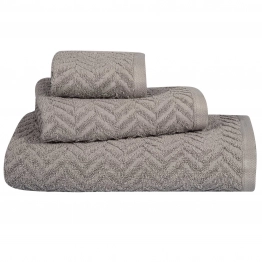 Σετ Πετσέτες 3τμχ Βαμβακερές Cozy 4095 Taupe Greenwich Polo Club