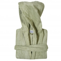 Μπουρνούζι Ενηλίκων Βαμβακερό Extra Large Casual 5907 Λαδί Das Home