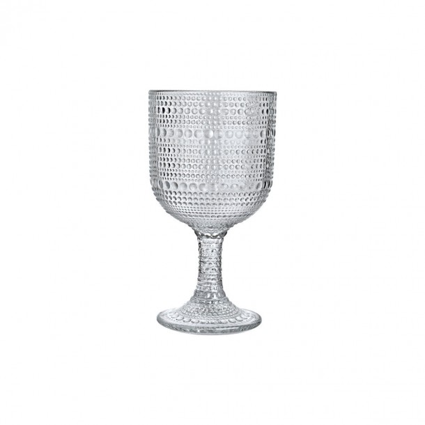 Ποτήρι Γυάλινο Κρασιού-Νερού 375ml Dots Estia 07-35785