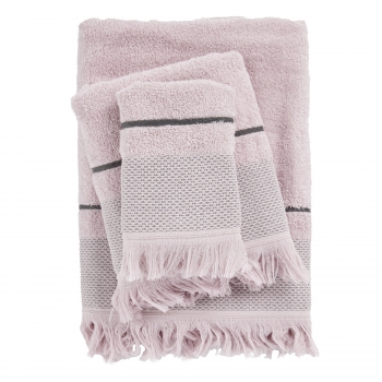 Σετ Πετσέτες 3τμχ Βαμβακερές Best 0838 Lilac Das Home