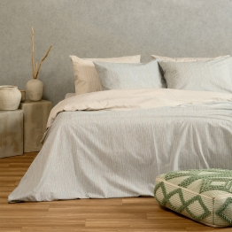Παπλωματοθήκη Polycotton Υπέρδιπλη 225x245εκ. Nika Light Blue Casual Line Melinen 20004797
