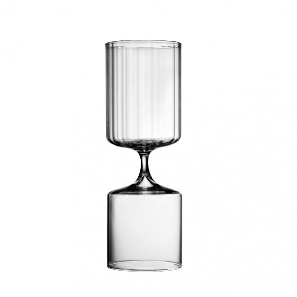 Ποτήρι Double Face Γυάλινο Διάφανο ESPIEL 390ml/300ml-7,5x22,2εκ. LEG220K4