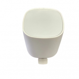 Καλάθι Απορριμμάτων 5L-21x21x27εκ. ABS Soft Close Λευκό Ματ MRShome DS-8865PL1