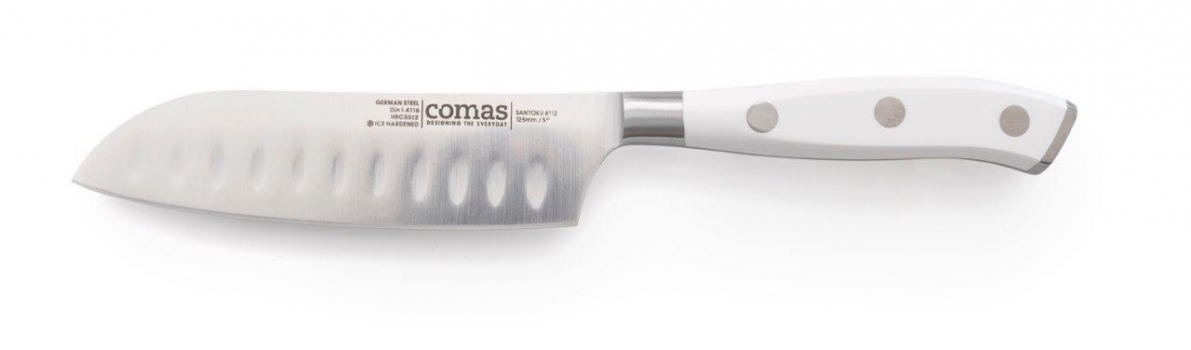 Μαχαίρι Santoku Ανοξείδωτο Ατσάλι Marble Comas 12,5εκ. CO08112000