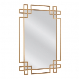 Καθρέπτης Τοίχου Μεταλλικός Χρυσός Belen ARTELIBRE 50x1,5x80εκ. 14790032