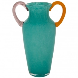 Βάζο Χειροποίητο Γυάλινο Σιέλ 21x14x31εκ. iliadis 90111