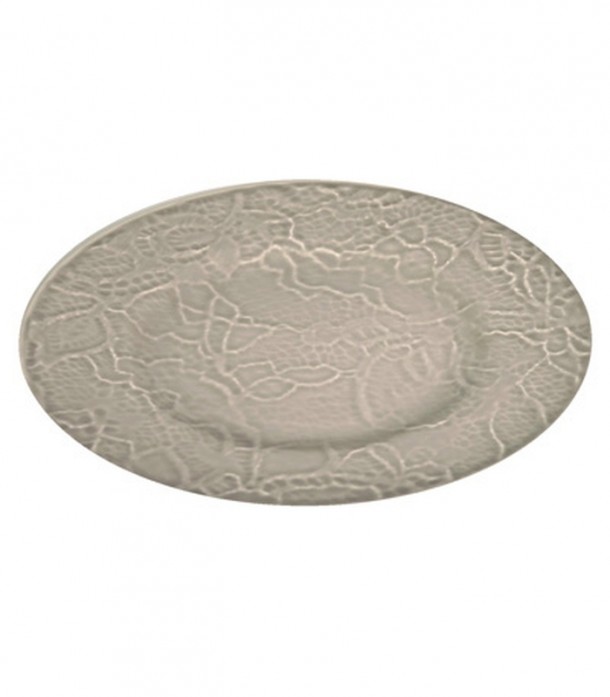 Πιατέλα Σερβιρίσματος Beige 40x30x2,8εκ. Lace MSA 20-76-582