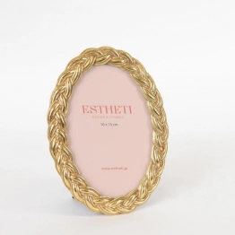 Κορνίζα Polyresin Χρυσή 10x15εκ. ESTHETI 756-12146