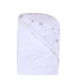 Κάπα Bamboo 75x75εκ. Stars Pink Minene 19302002260OS