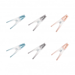 Μανταλάκια Σετ 20τμχ Πλαστικά Με Λάστιχο 3,3x1,6x8,4εκ. Estia 04-9748