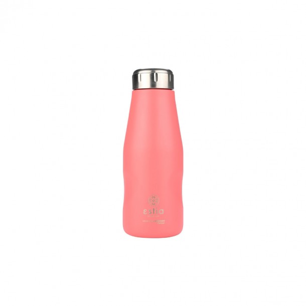 Θερμός-Μπουκάλι Ανοξείδωτο Fusion Coral Flask Save The Aegean Estia 350ml-6,5x6,5x18,5εκ. 01-22327