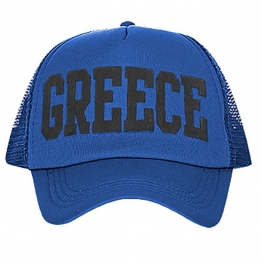 Καπέλο Τζόκευ Ανδρικό Greece Blue One Size SUMMER tiempo 42-2367