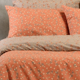 Ζεύγος Μαξιλαροθήκες Polycotton 50x70εκ. Cesare Apricot Casual Line Melinen 20005346
