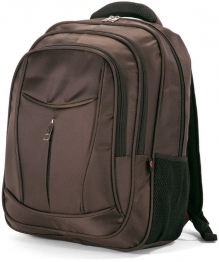 Σακίδιο Πλάτης Με θήκη Laptop Polyester 30x26x43εκ. benzi 5237 Brown