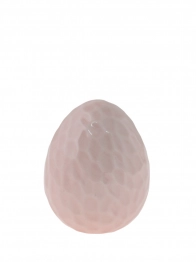 Πασχαλινό Διακοσμητικό Αυγό Κεραμικό Ροζ 8,5x8,5x11εκ. Zen Collection 24.20.49762