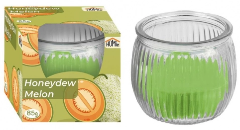 Αρωματικό Κερί Πεπόνι Σε Βάζο 6,5x7εκ. Homie 37-460