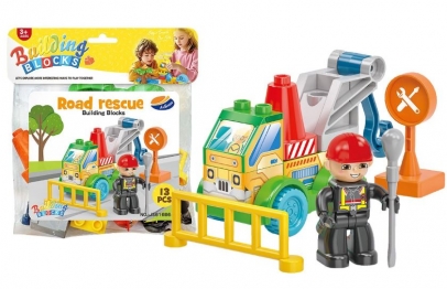 Τουβλάκια 13τμχ Οδική Βοήθεια 19x22εκ. Toy Markt 75-436