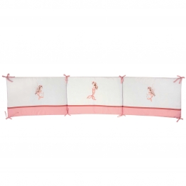 Πάντα Κούνιας Microfiber 45x195εκ. Essential Baby 8853 Ροζ-Γκρι Greenwich Polo Club