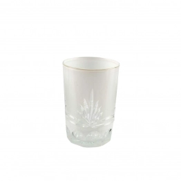 Κηροπήγιο Γυάλινο Λευκό Art Et Lumiere 5,5x8εκ. 08622