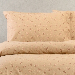 Ζεύγος Μαξιλαροθήκες Φανελένιες 53x72εκ. Fay Beige Winter Line Melinen 20005118