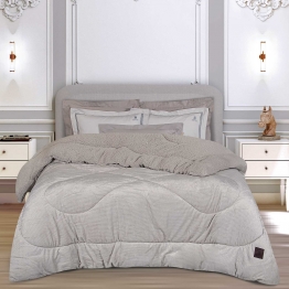 Κουβερτοπάπλωμα Flannel Μονό 160x220εκ. Essential 3955 Ice Grey Greenwich Polo Club