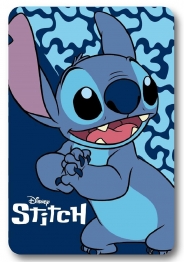 Κουβέρτα Κούνιας Fleece 100x140εκ. Home Stitch 26 Blue Digital Print Disney DimCol