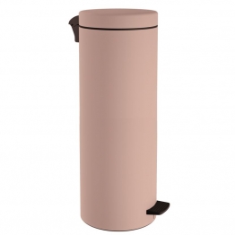 Καλάθι Απορριμμάτων 30lt Soft Close Ανοξείδωτο Matt Dusty Pink Φ25x65εκ. Pam & Co 2565-304
