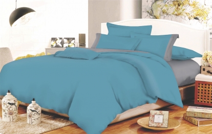 Σετ Σεντόνια Φάσα Polycotton Μονά 160x240εκ. Dolphin Blue-Grey Komvos Home 7000009-31