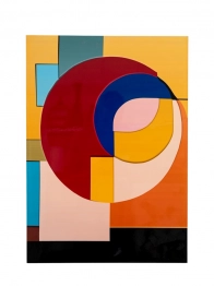 Πίνακας Με Σχήματα Multi 50x3x70εκ. Zen Collection 25.60.52250