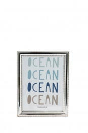 Κορνίζα Πλαστική Ασημί 15,5x1x20,5εκ. Zen Collection 24.8.50204