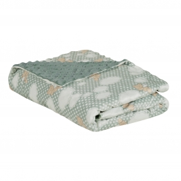 Κουβέρτα Fleece Αγκαλιάς-Λίκνου 75x100εκ. Relax 4901 Μέντα Das Baby