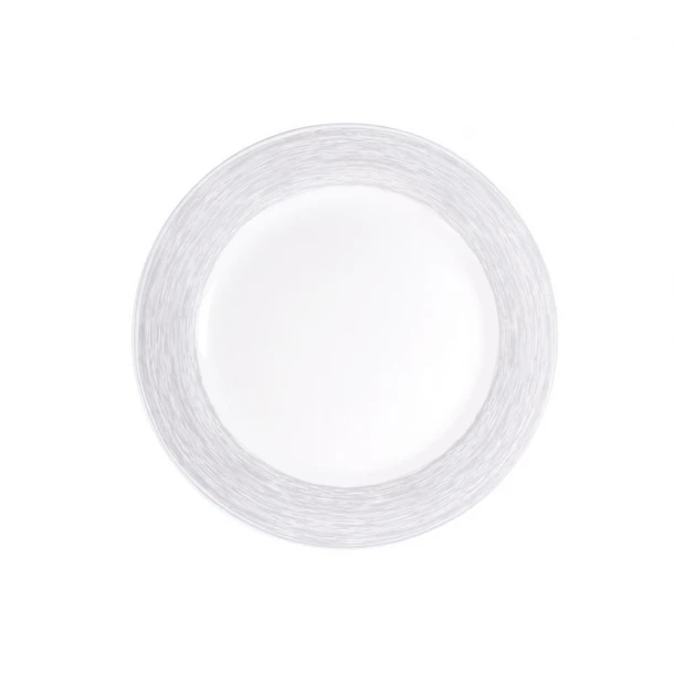 Πιάτο Φρούτου Πορσελάνης Elegancy Grey 19εκ. Oriana Ferelli NW24010023