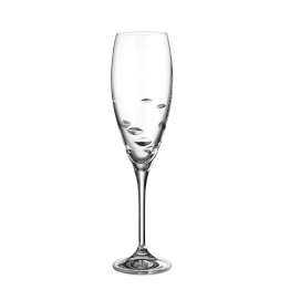 Σετ 6τμχ Ποτήρι Σαμπάνιας Κρυστάλλινο 210ml Lenny 178-4 Capolavoro