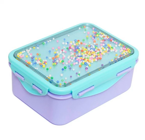 Lunch Box Πλαστικό-Tritan 17,5x13,5x7εκ. Wild Lilac Cactus Petit Monkey PTM-LB31